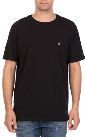 FIRETRAP-Ανδρική κοντομάνικη μπλούζα GNOME CREW μαύρη